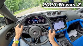 2023 Nissan Z Manual - This Twin Turbo V6 is Faster Than You'd Think (POV Binaural Audio) screenshot 4