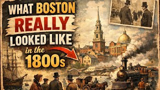 What Boston Really Looked Like in the 1800s | #history #boston 