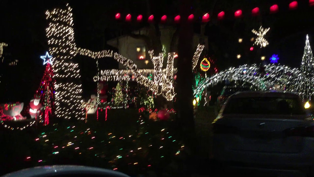 Christmas lights in New Port Richey Florida 2019 12 29 YouTube