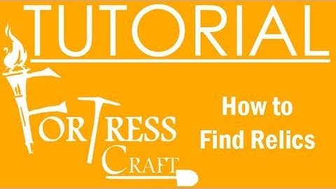 Fortress Craft Tutorial: How to find Relics (GLITCH)
