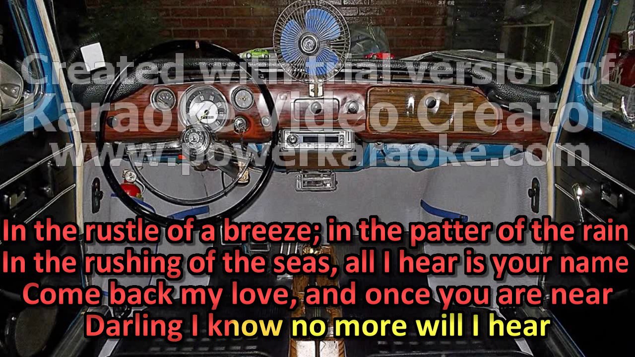 karaoke johnny ELVIS PRESLEY KARAOKE, VIDEOKE ECHOES OF LOVE