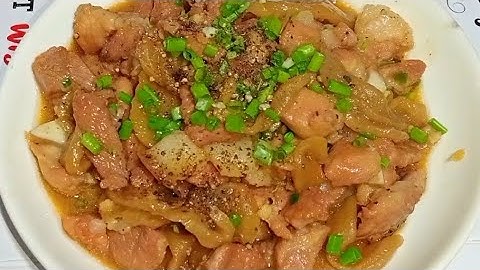 Học được cách mới này thịt kho củ cải muối đậm đà quá ngon 