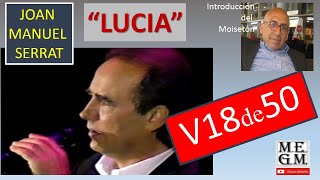 #Lucía #canción de Joan #Manuel Serrat estrenada 1971 - Introducción del Moiseton en el 2023
