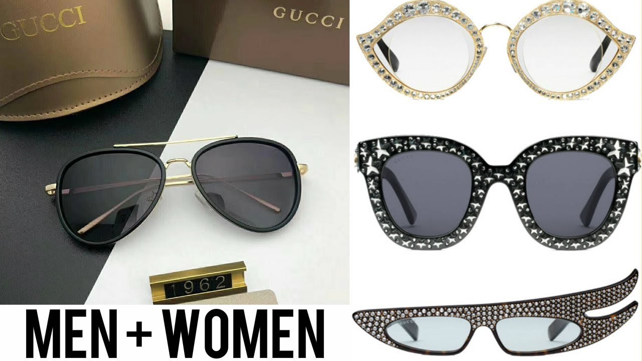 Gucci Sunglasses Men - Women 2018 - YouTube