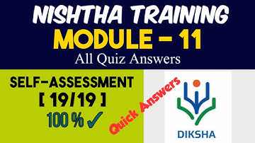 Nishtha Module 11 Answers || Nishtha Module 11 Quiz Answers || Module 11 Nishtha || Nishtha Training