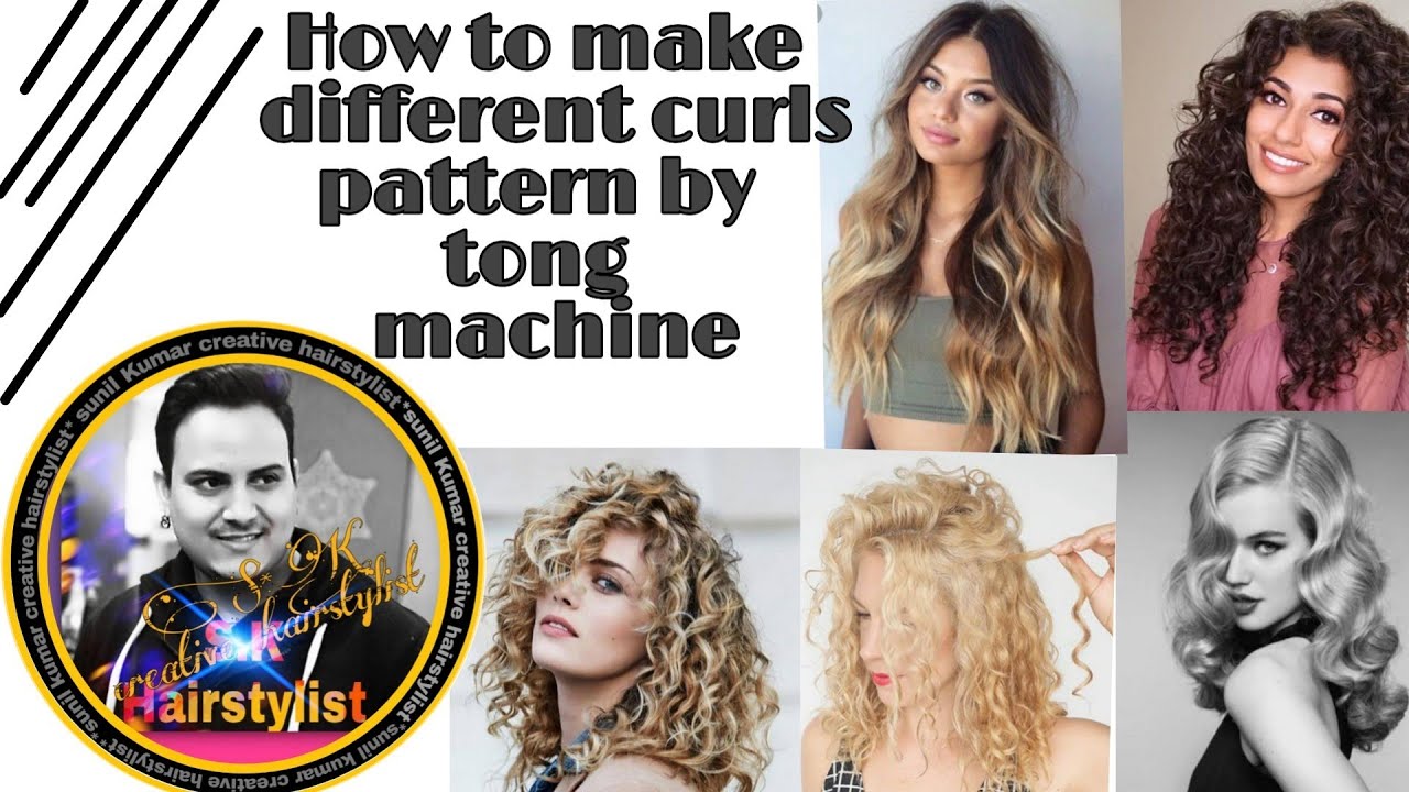 How to make different curls pattern variation/ How to make curls by