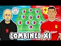 Pep and CR7 pick City vs United COMBINED XI ► 442oons