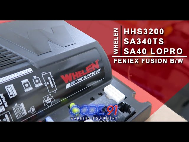 Toyota Fortuner w/ Whelen HHS3200, SA40 Lopro, SA340TS, Feniex Fusion - Sirine u0026 Strobo by Code 91 class=