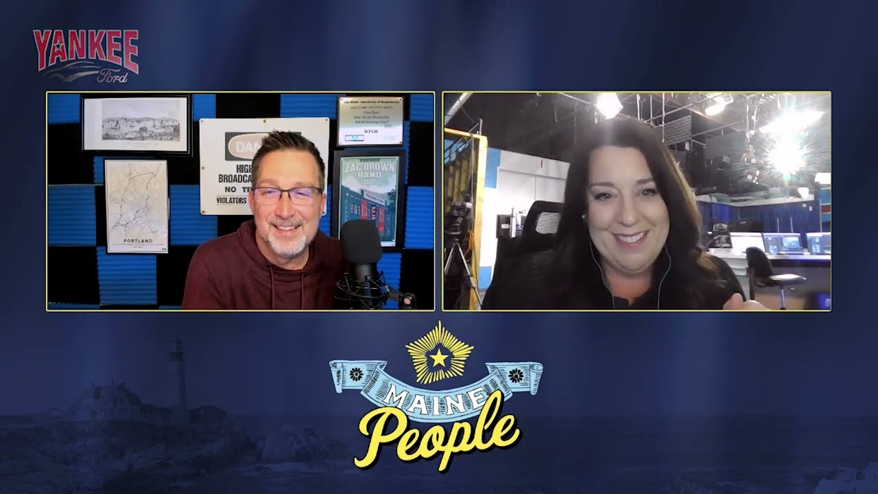 Maine People Podcast: Sarah Long Working on Top of a Mountain