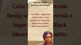 The Color Purple By Alice Walker: Summary and Analysis