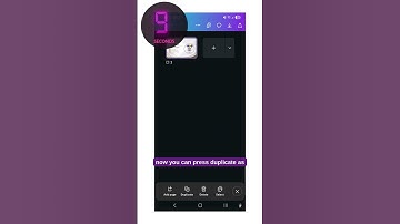 20 second tips - how to duplicate a page in #canva