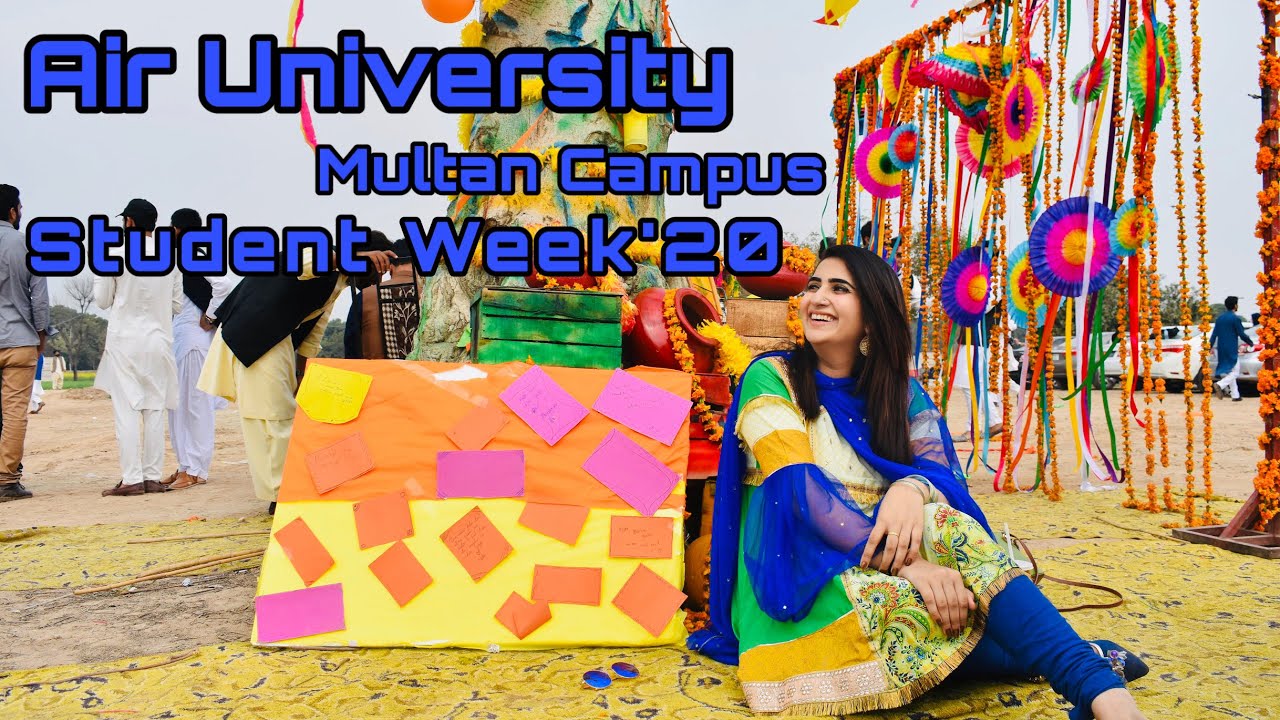 Air University Multan Student Week’20 | Omaima 💎