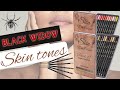 Black Widow Skin Tone Coloured Pencils | Review