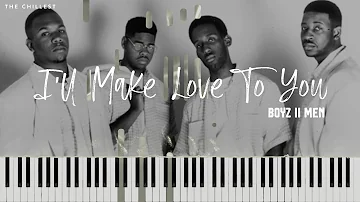 Boyz II Men - I'll Make Love To You (Piano Tutorial + Sheets)