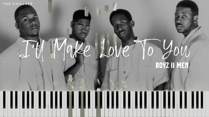 I'll Make Love to You Piano version - Piano performance video thumbnail