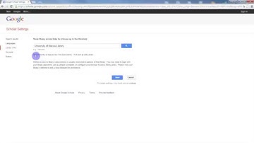 How to set up library links in Google Scholar