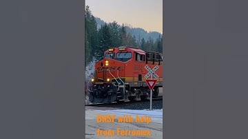 BNSF rolls east through north Idaho while using two Feromex engines 🇺🇸