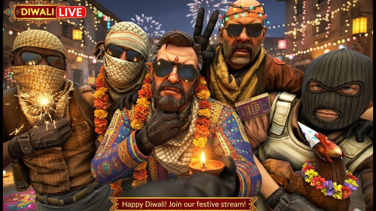 💥 Diwali Special Live – Counter Strike 2 | Lighting Up the Battlefield! 🔥💣