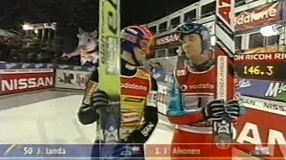 Janne Ahonen vs Jakub Janda - 54. Turniej Czterech Skoczni 2005/2006