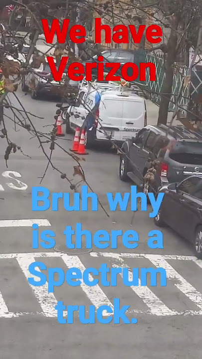 why is there a spectrum truck...