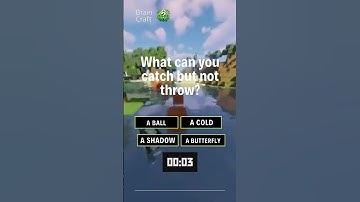 What Can You Catch but Not Throw? 🤔 | Fun Riddle #shorts