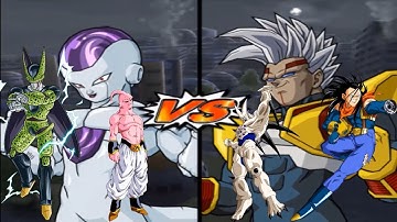 DBZ Budokai Tenkaichi 3 - Dragon Ball Z Villains VS Dragon Ball GT Villains [Request Match]