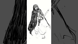 Drawing A Dark Assassin Who Controls Lightening