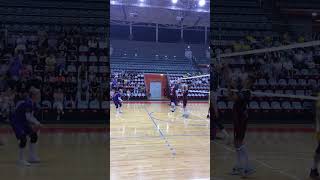 Volleyball. Attack hit.  "Tekstilshchik"  Ivanovo
