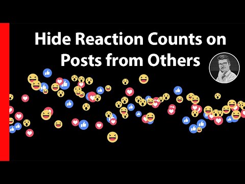 How to Hide Reaction Counts on Post from Others