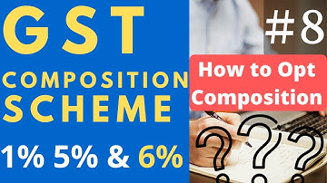 GST Composition Scheme Detailed Analysis | How to Opt Composition Scheme ? Section 10 CGST Act #8
