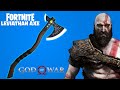 DIY Kratos Axe God of War || Leviathan axe Fortnite pickaxe