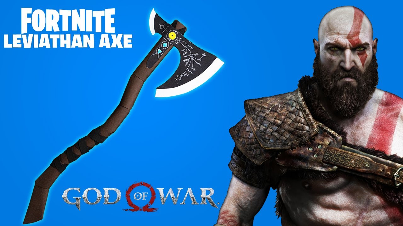 DIY Kratos Axe God of War Leviathan axe Fortnite pickaxe YouTube