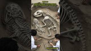 The Triassic Cuddle 🦴 250 Million-Year-Old Friendship! #friendship #earthhistory #shorts #evolution
