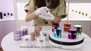 Airless Pump Jar ZA100-15ml 30ml 50ml