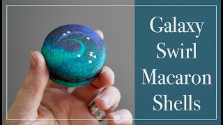 Galaxy Swirl Macaron Tutorial | MAY THE 4TH BE WITH YOU MACARONS | Recipes Included!