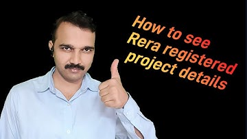 How to see online Rera registered project details @RealEstateTechRET #maharera