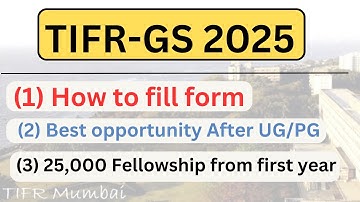 TIFR-GS 2025 | How to Fill Application form | All about my knowledge about TIFR #tifr #TIFR2025