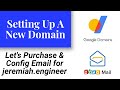 Setting up a personalized email with a new domain.