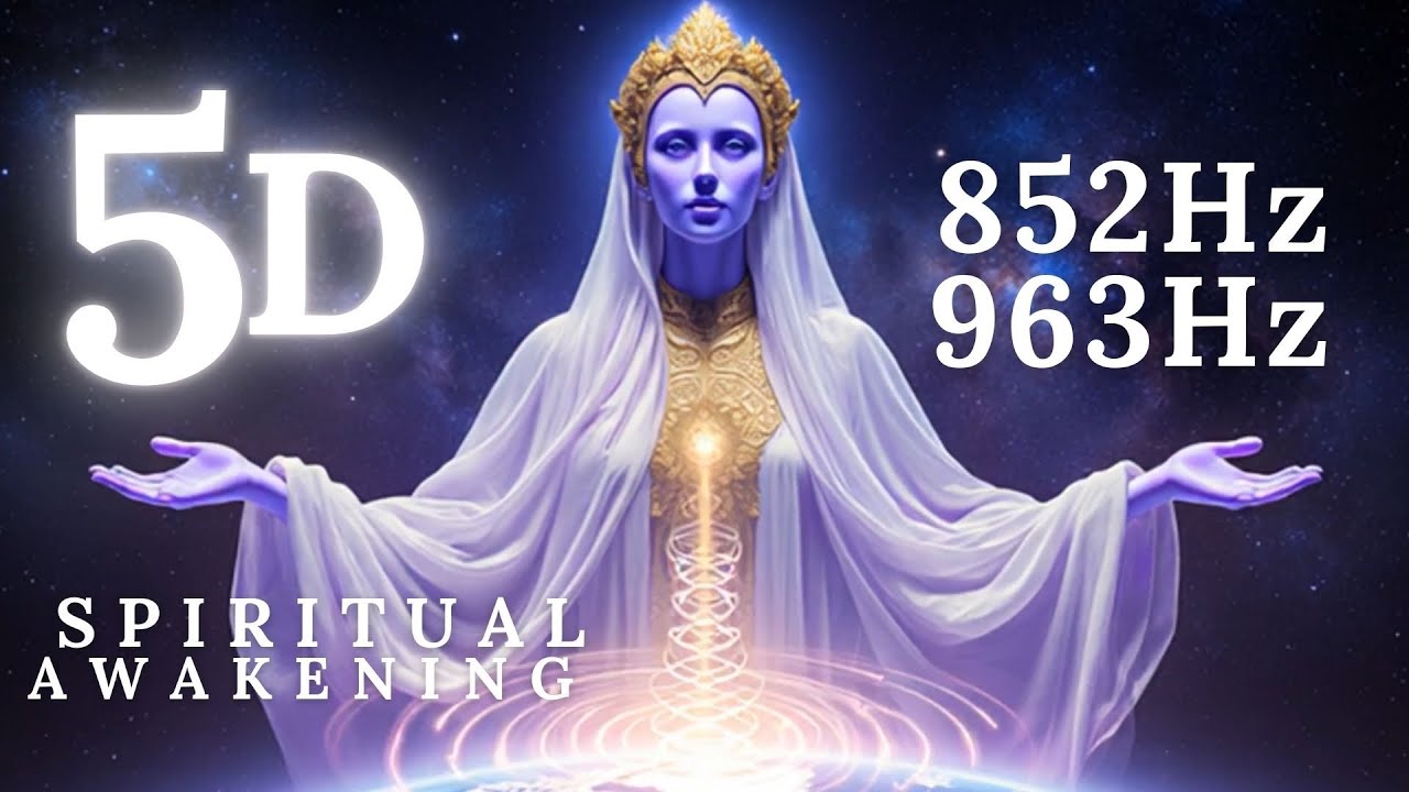Spiritual Awakening 852 Hz 963 Hz Arcturian Light Codes 5D Chakra ...