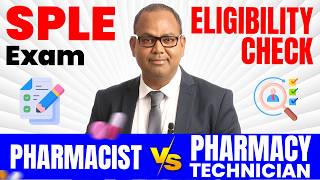 SPLE Exam Eligibility Criteria | Pharmacist Vs Pharmacy Technician in Saudi Arabia | Academically