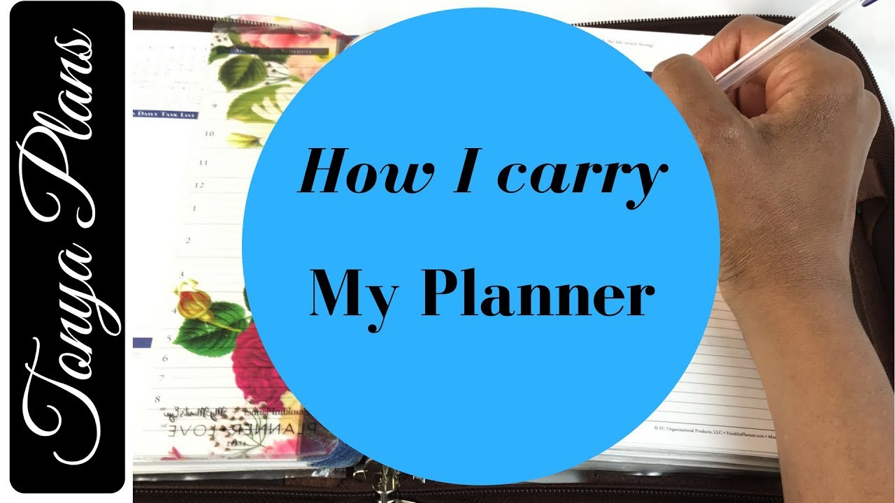 how-i-carry-my-franklin-covey-planner-in-2018-4k-vera-bradley-ella