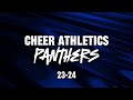 Cheer athletics panthers 2324 music