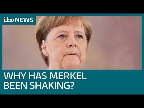 Angela Merkel seen shaking again at event in Berlin | ITV News
