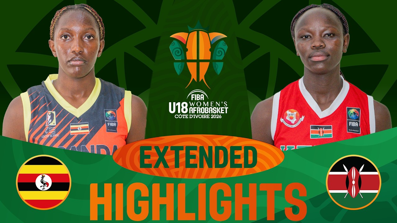 Uganda 🇺🇬 v Kenya 🇰🇪 | Extended Highlights | FIBA U18 Women's AfroBasket 2026
