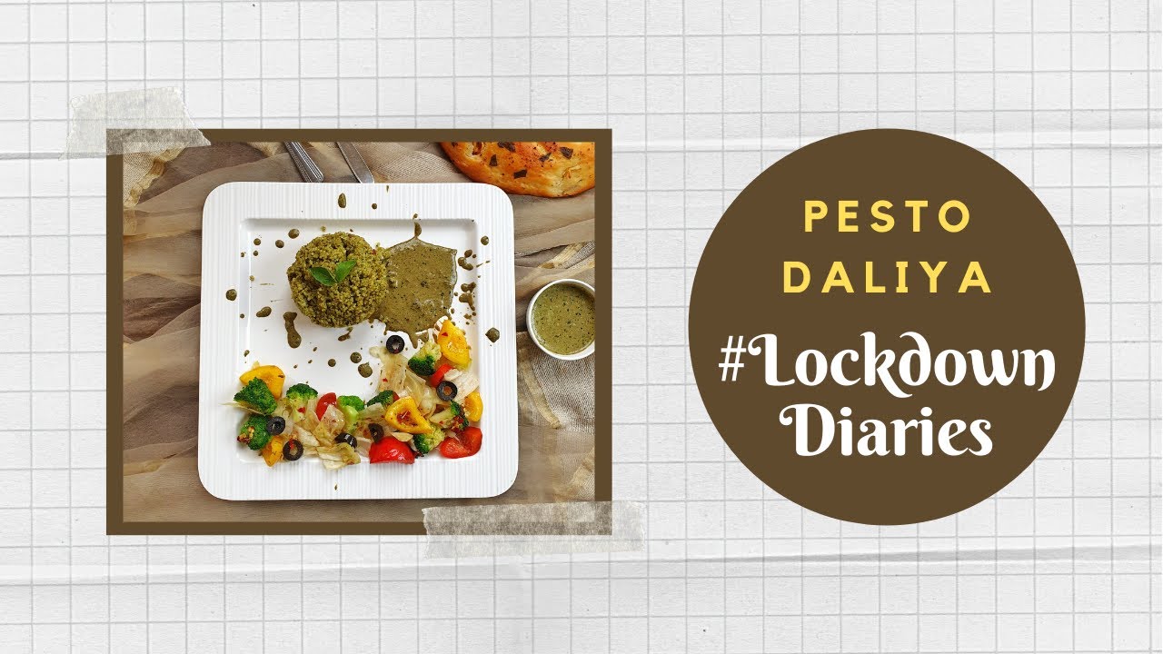 Pesto Daliya | #LockdownDiaries | Komal Hardwani | #FansAtHome | Sanjeev Kapoor Khazana | Sanjeev Kapoor Khazana  | TedhiKheer