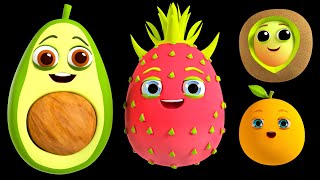 Funky Fruits Baby Sensory: Skidamarink A Dink A Dink | New Kids Songs and Nursery Rhymes
