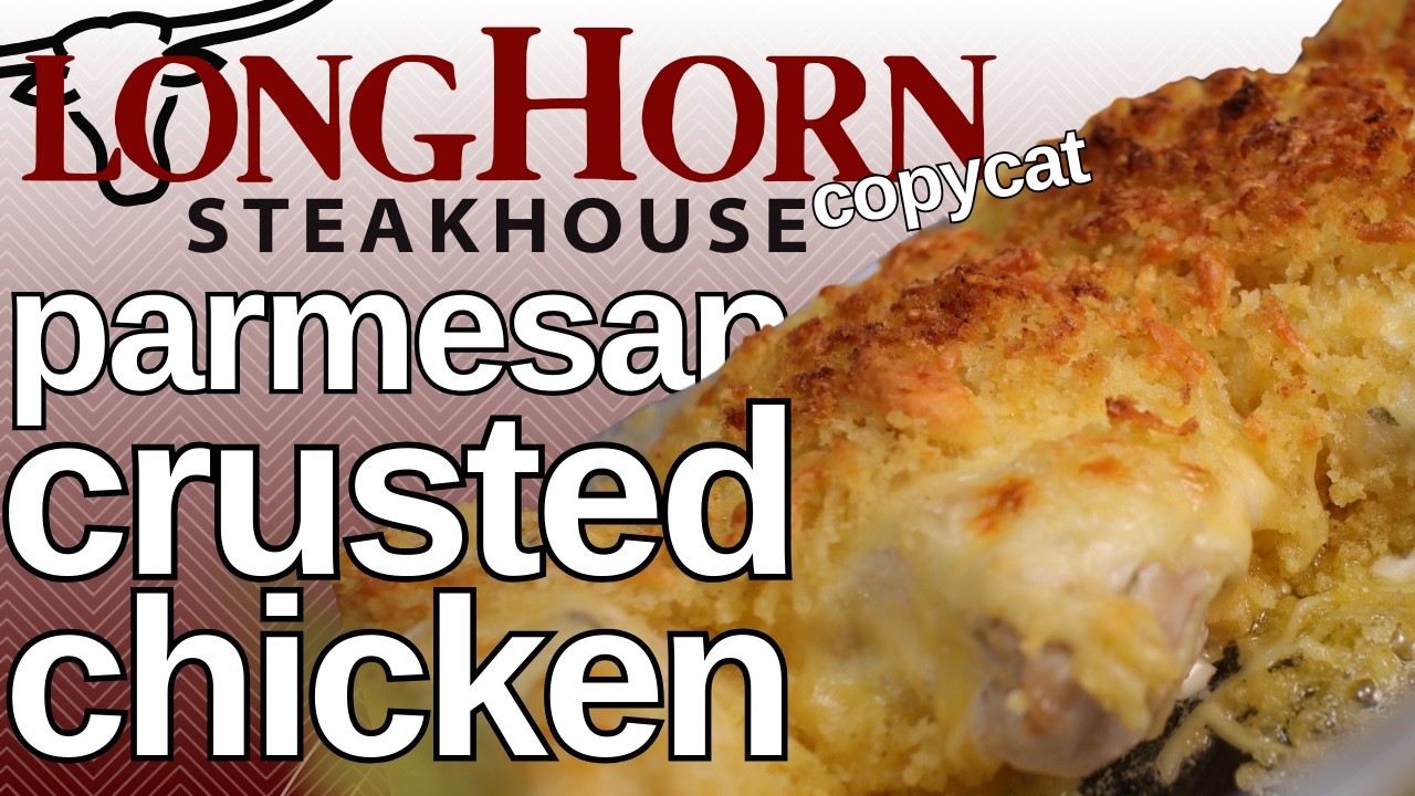Copycat Longhorn Steakhouse Parmesan Crusted Chicken - YouTube