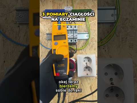 Film: Egzamin ELE.02: jakie pomiary ciągłości PE zrobić, zanim podasz napięcie?