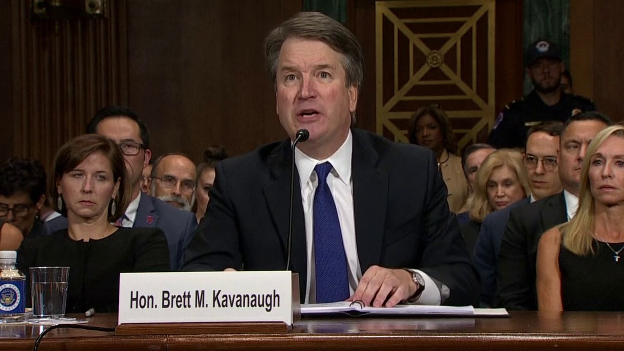 Tearful, angry Kavanaugh declares innocence newspaper mockup