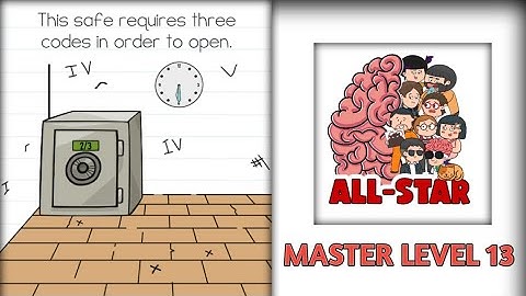 Brain Test All Star Master Level 13 Walkthrough Solutions